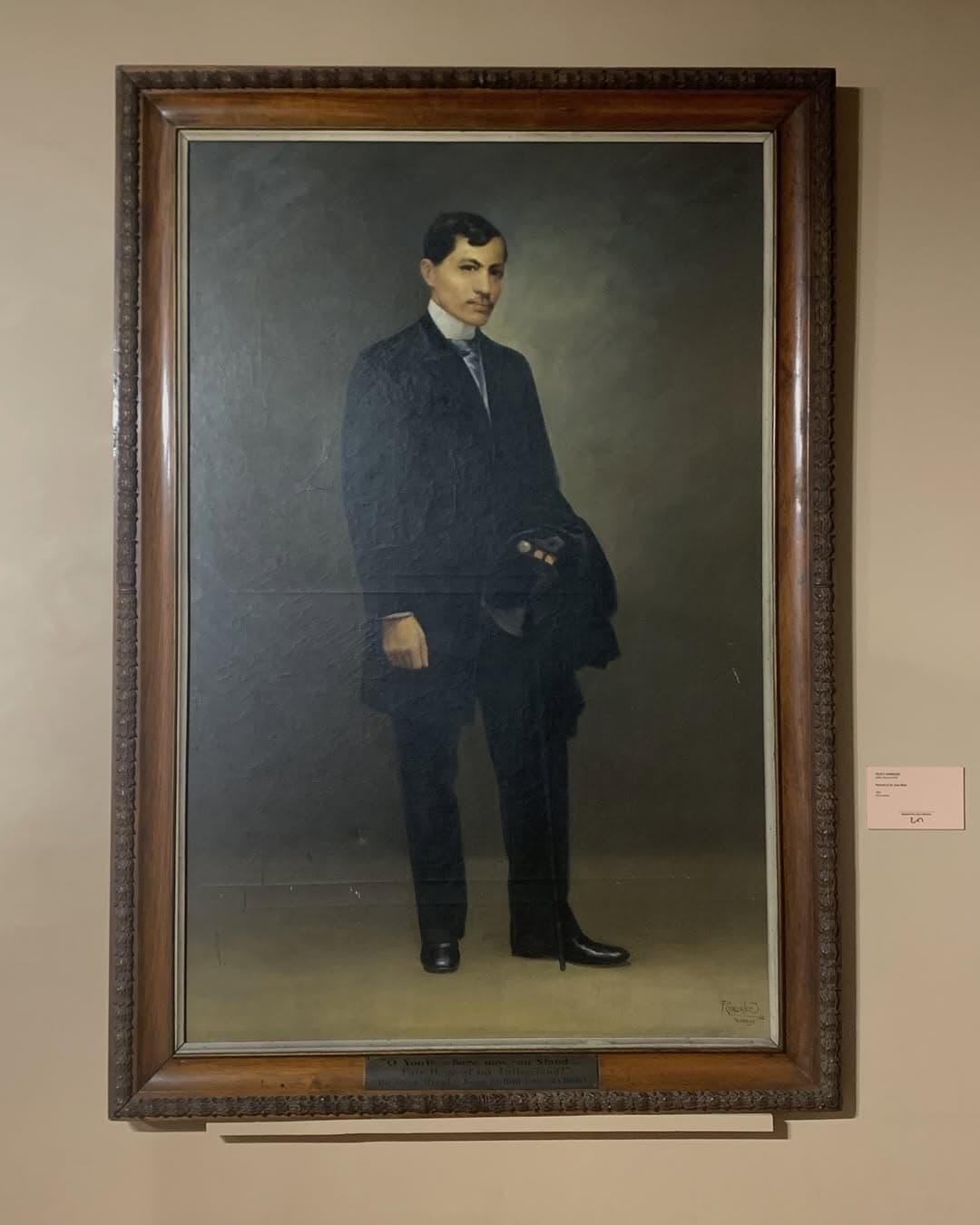 Jose Rizal painting at National Museum