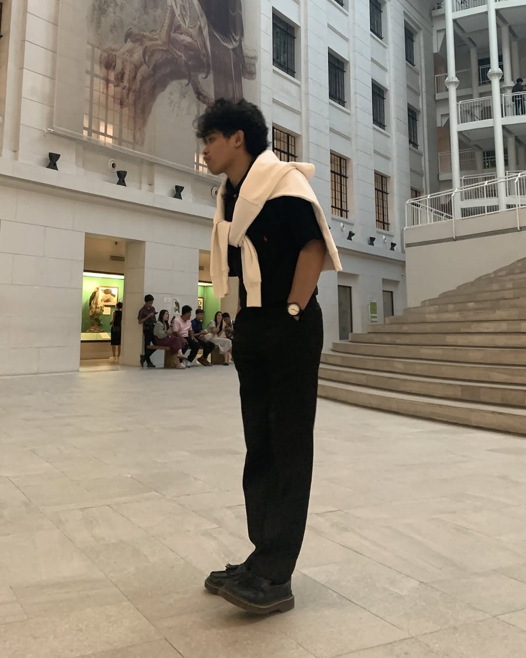 Old money fit check at National Museum
