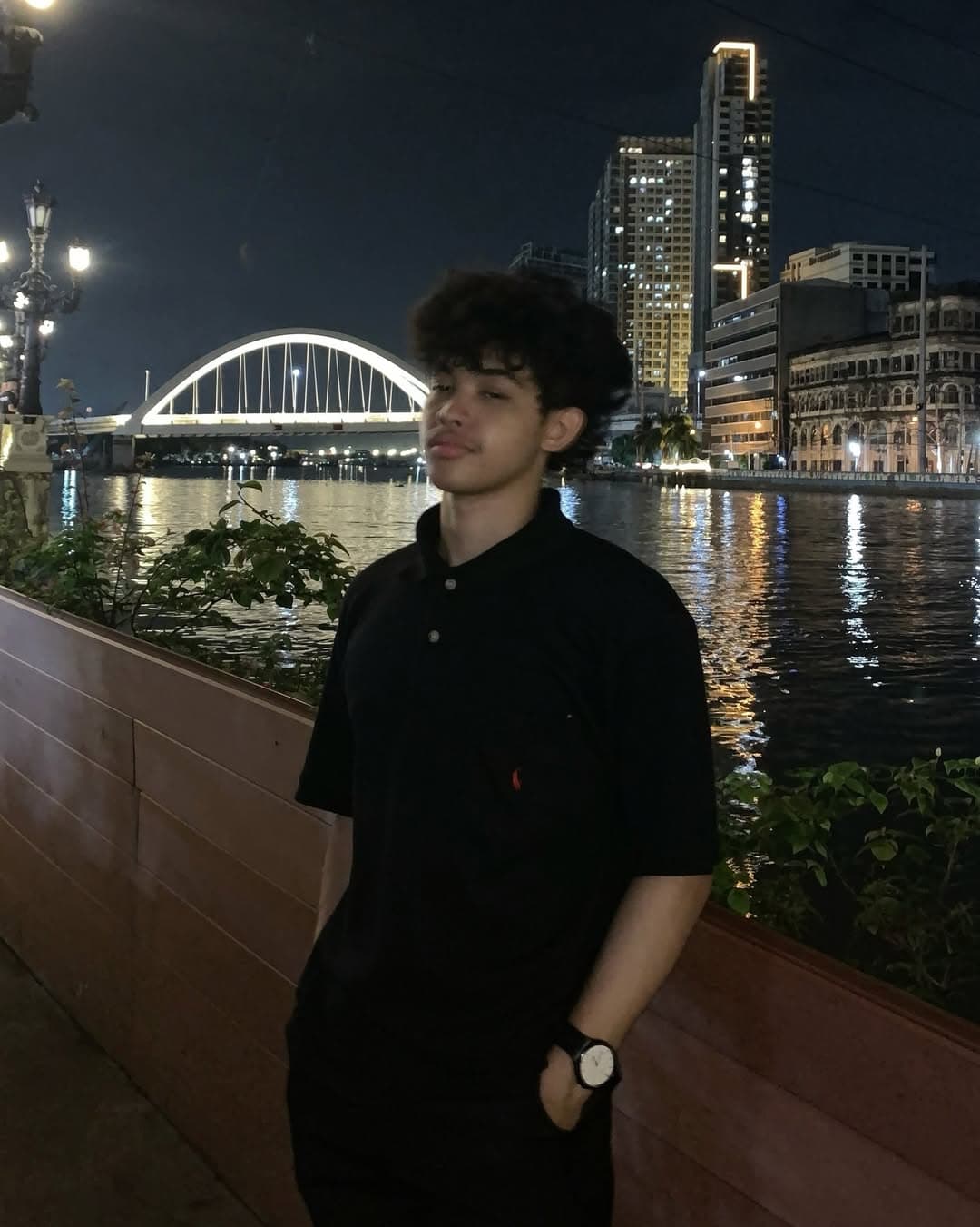 Standing at Pasig River Esplanade