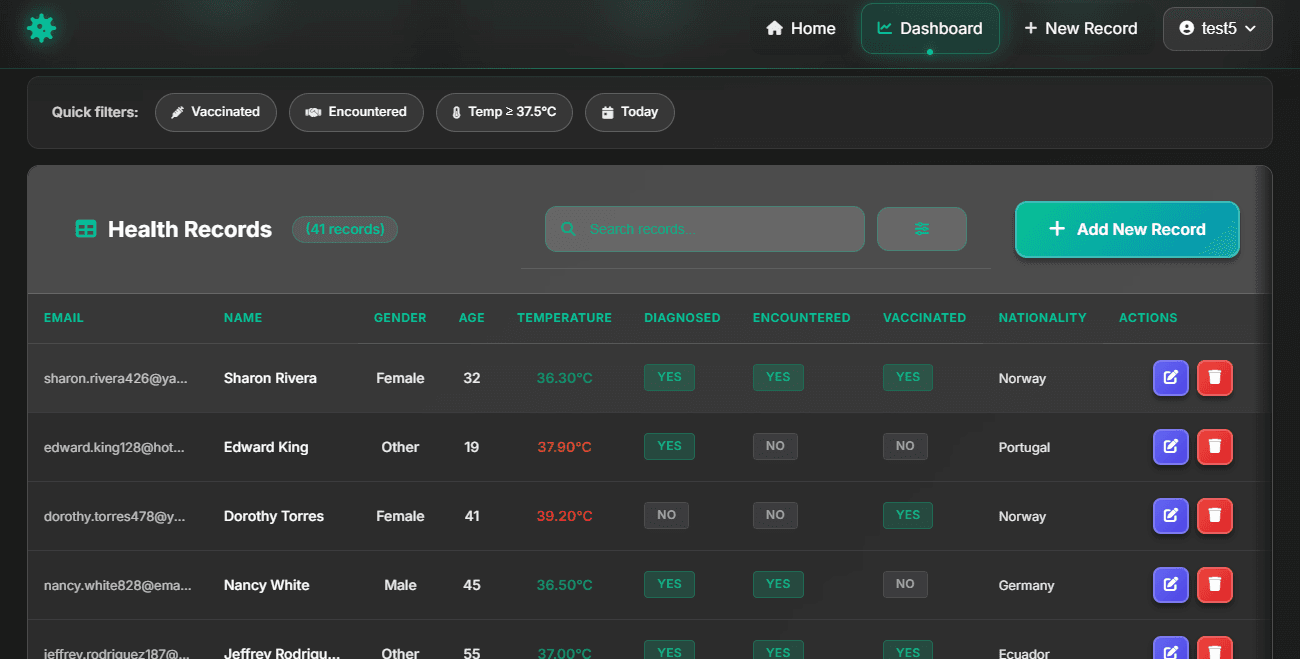COVID-19 Health Declaration System screenshot 8