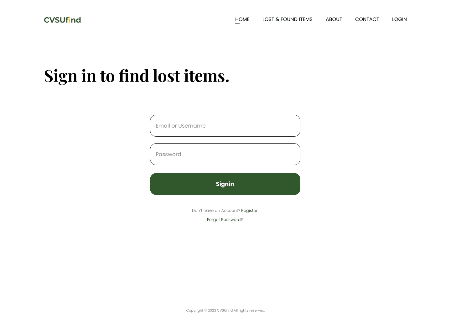 CVSUFind screenshot 2